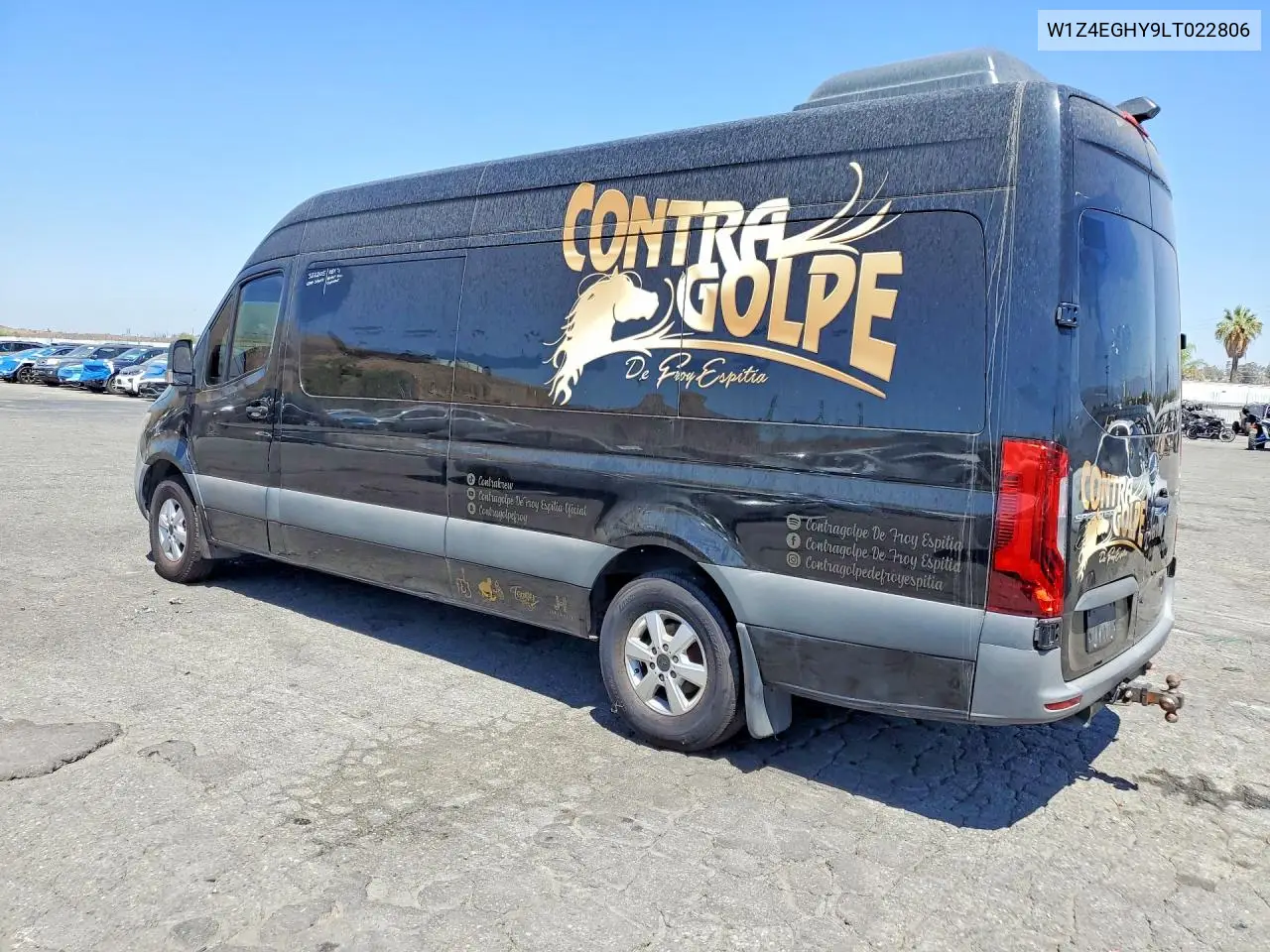 2020 Mercedes-Benz Sprinter 2500 VIN: W1Z4EGHY9LT022806 Lot: 61464346