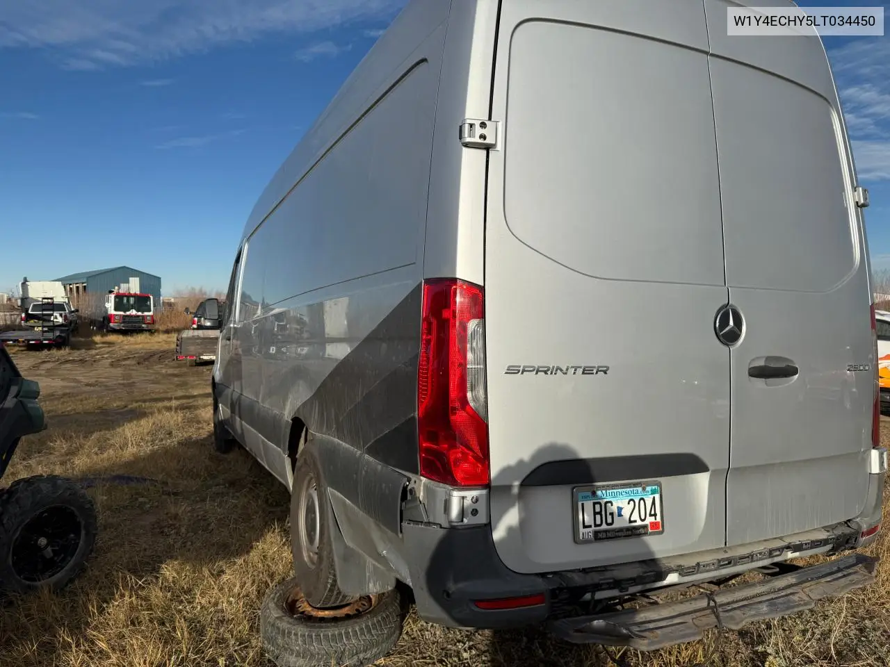 W1Y4ECHY5LT034450 2020 Mercedes-Benz Sprinter 2500