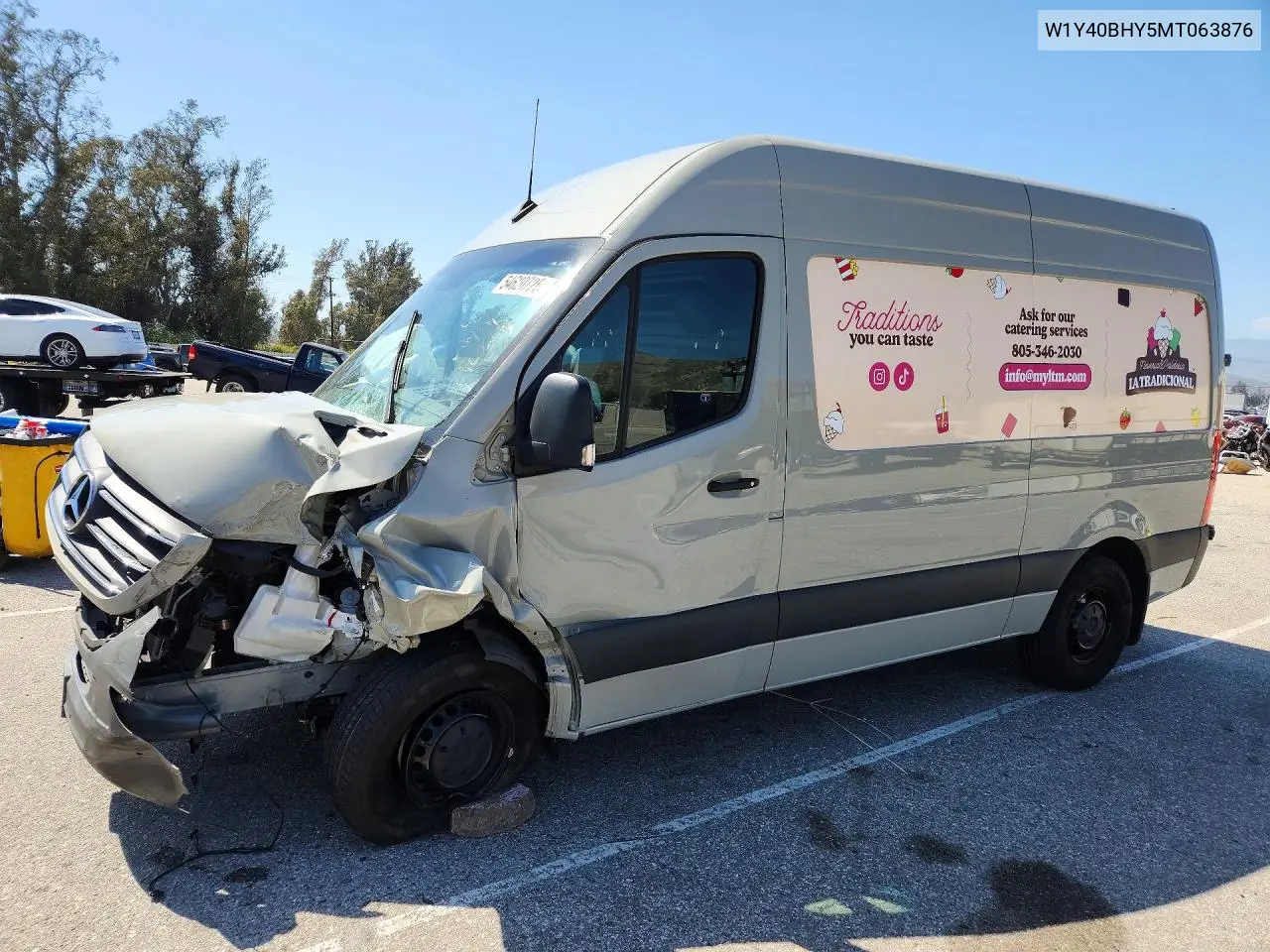 2021 Mercedes-Benz Sprinter 2500 VIN: W1Y40BHY5MT063876 Lot: 54620726