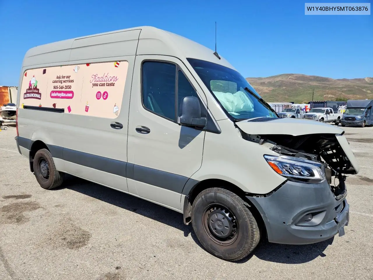 2021 Mercedes-Benz Sprinter 2500 VIN: W1Y40BHY5MT063876 Lot: 54620726
