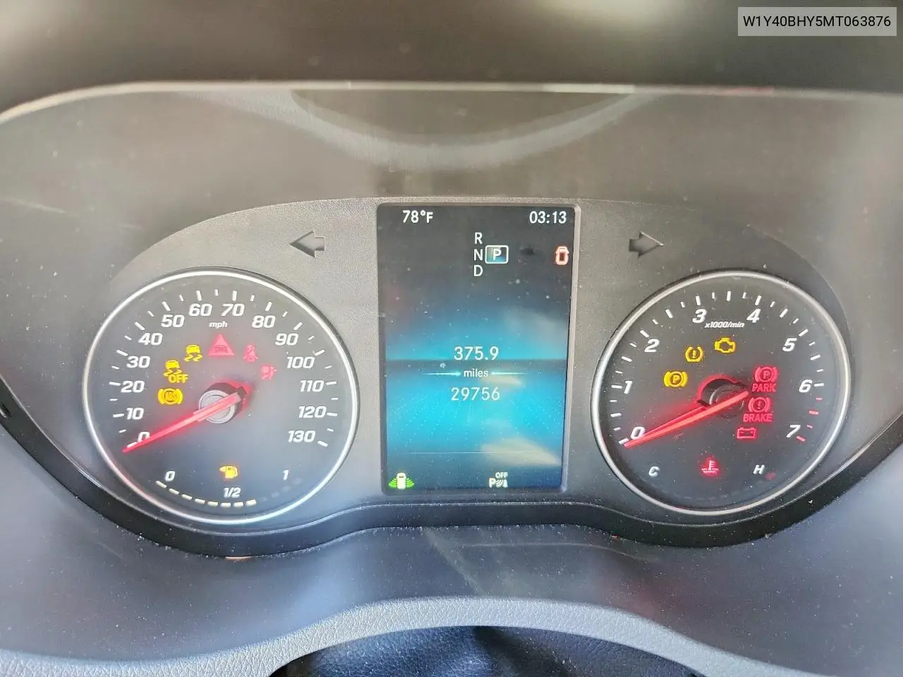 2021 Mercedes-Benz Sprinter 2500 VIN: W1Y40BHY5MT063876 Lot: 54620726