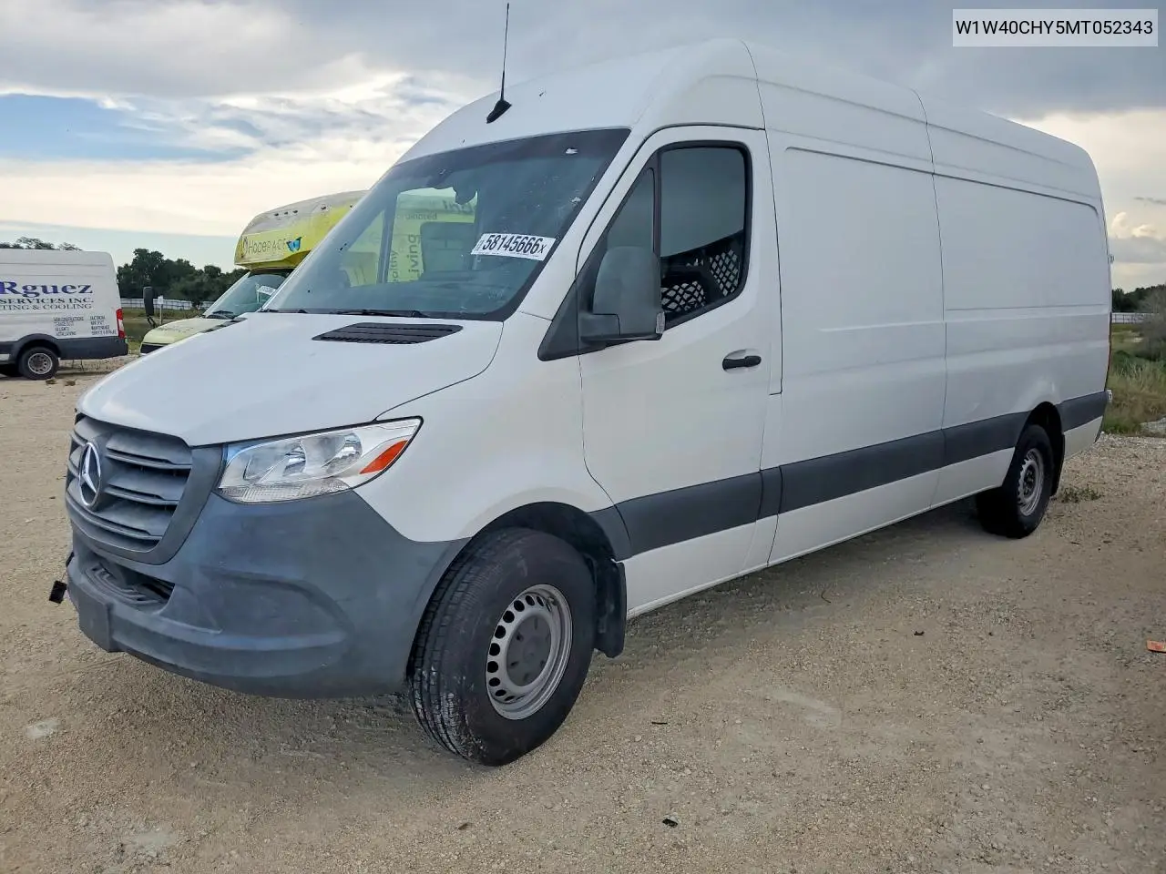 2021 Mercedes-Benz Sprinter 2500 Delivery Van VIN: W1W40CHY5MT052343 Lot: 58145666
