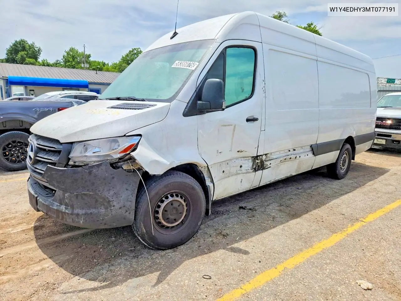 2021 Mercedes-Benz Sprinter 2500 VIN: W1Y4EDHY3MT077191 Lot: 58400936