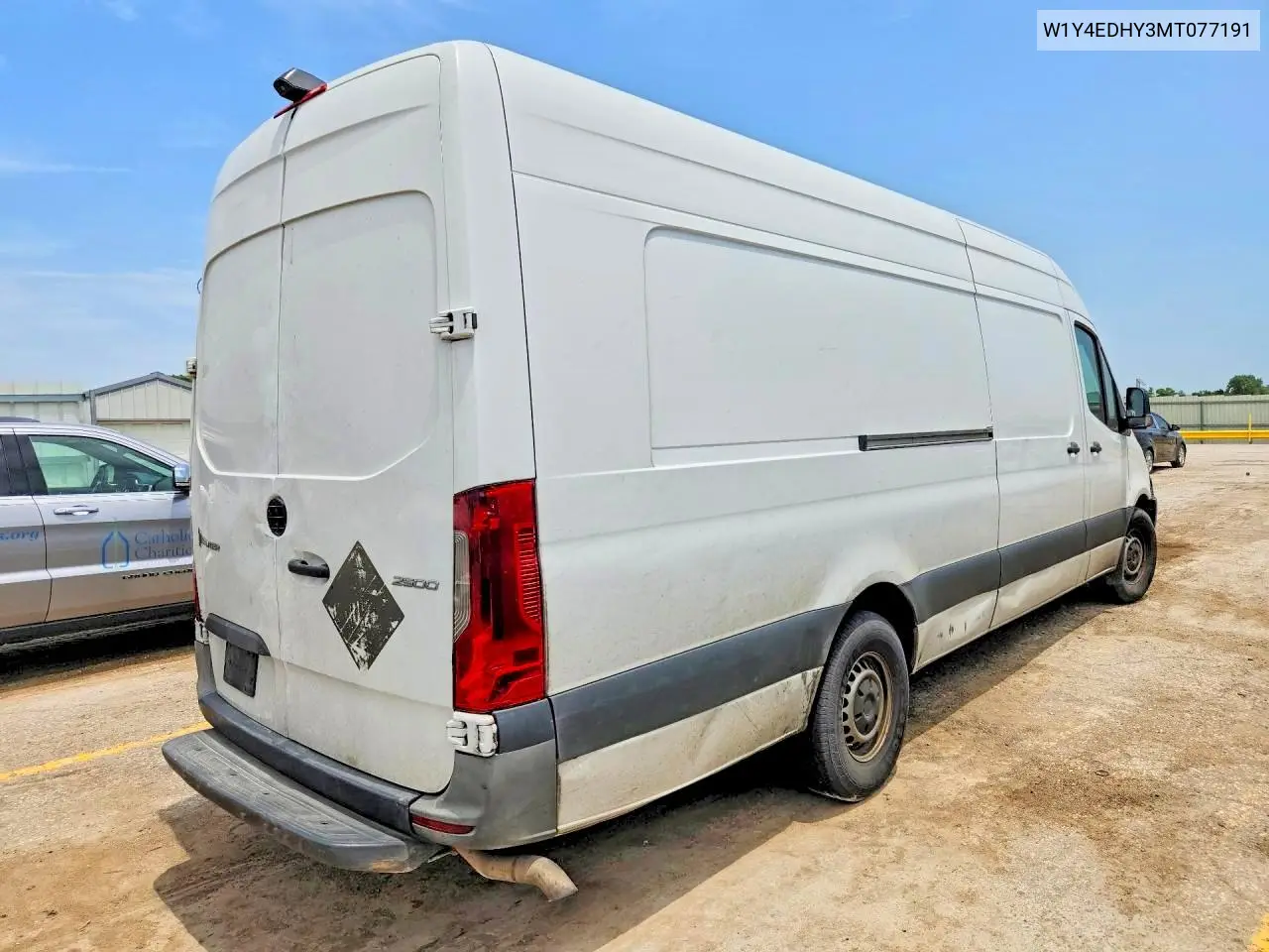 2021 Mercedes-Benz Sprinter 2500 VIN: W1Y4EDHY3MT077191 Lot: 58400936