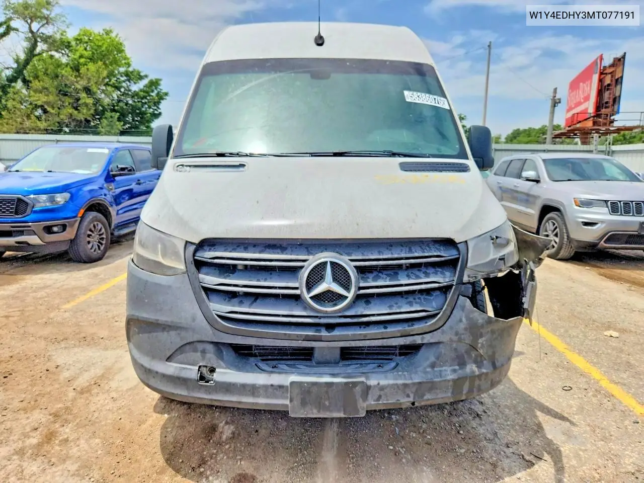 2021 Mercedes-Benz Sprinter 2500 VIN: W1Y4EDHY3MT077191 Lot: 58400936