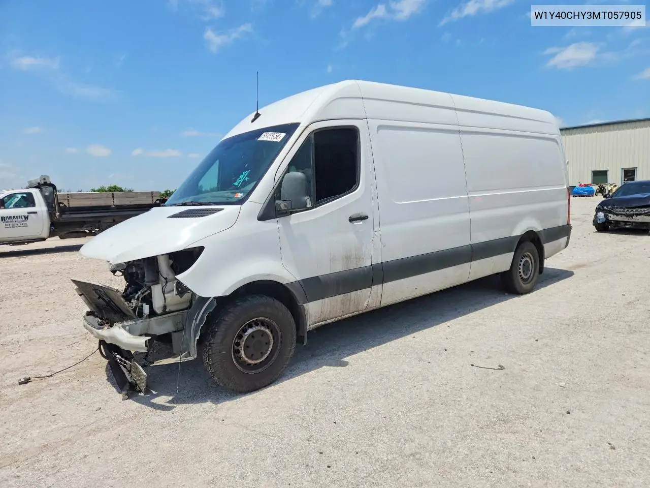 2021 Mercedes-Benz Sprinter 2500 Delivery Van VIN: W1Y40CHY3MT057905 Lot: 58433956