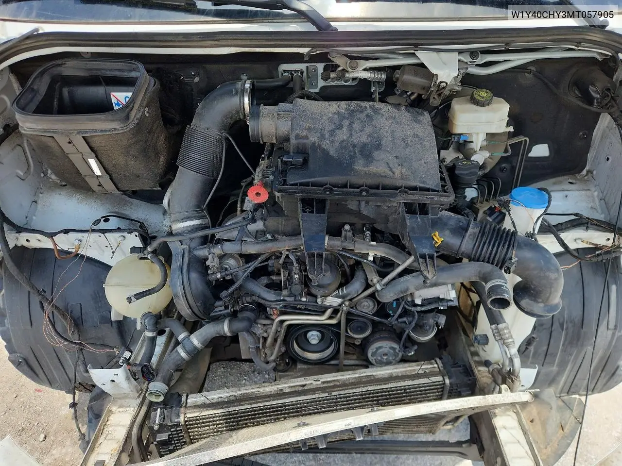 2021 Mercedes-Benz Sprinter 2500 Delivery Van VIN: W1Y40CHY3MT057905 Lot: 58433956