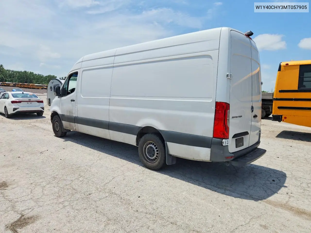 2021 Mercedes-Benz Sprinter 2500 Delivery Van VIN: W1Y40CHY3MT057905 Lot: 58433956