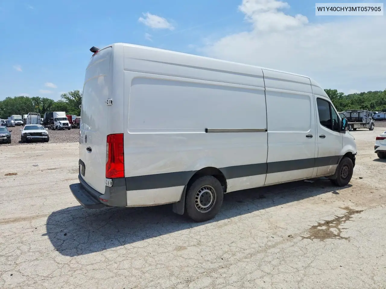 2021 Mercedes-Benz Sprinter 2500 Delivery Van VIN: W1Y40CHY3MT057905 Lot: 58433956