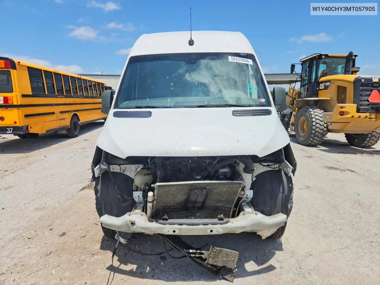 2021 Mercedes-Benz Sprinter 2500 Delivery Van VIN: W1Y40CHY3MT057905 Lot: 58433956