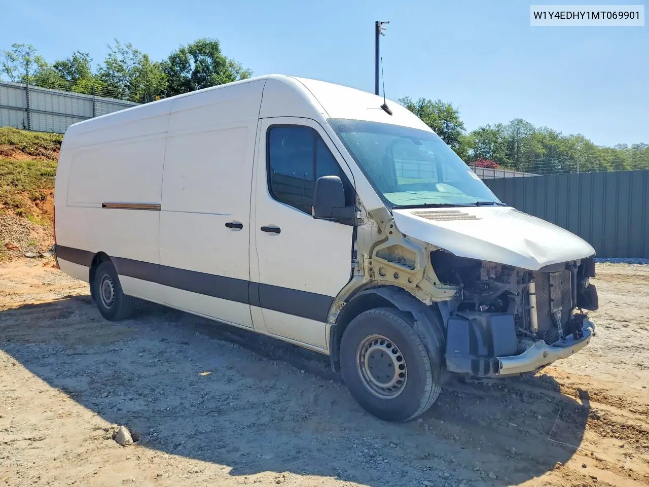 2021 Mercedes-Benz Sprinter 2500 VIN: W1Y4EDHY1MT069901 Lot: 58542466