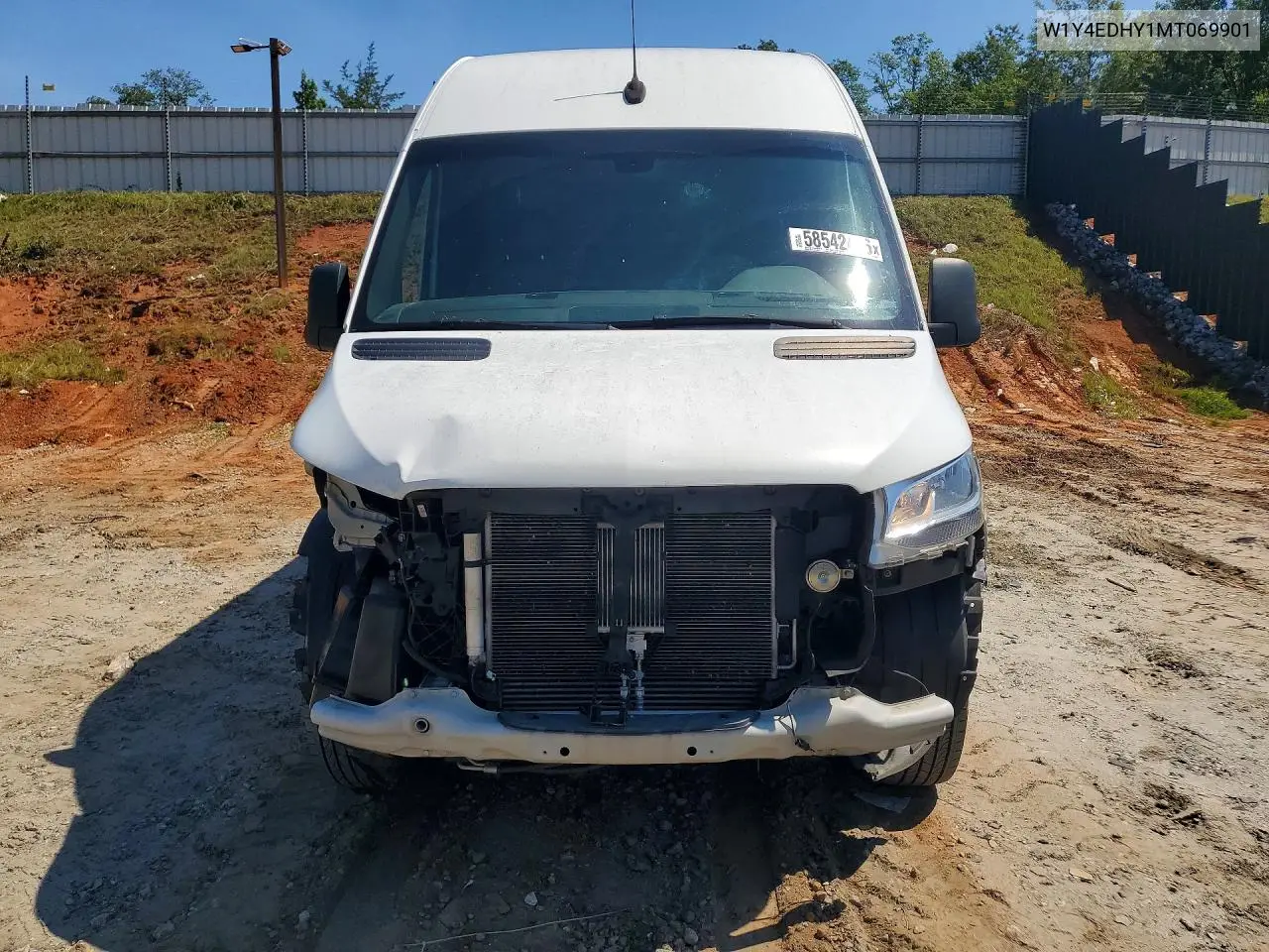 2021 Mercedes-Benz Sprinter 2500 VIN: W1Y4EDHY1MT069901 Lot: 58542466