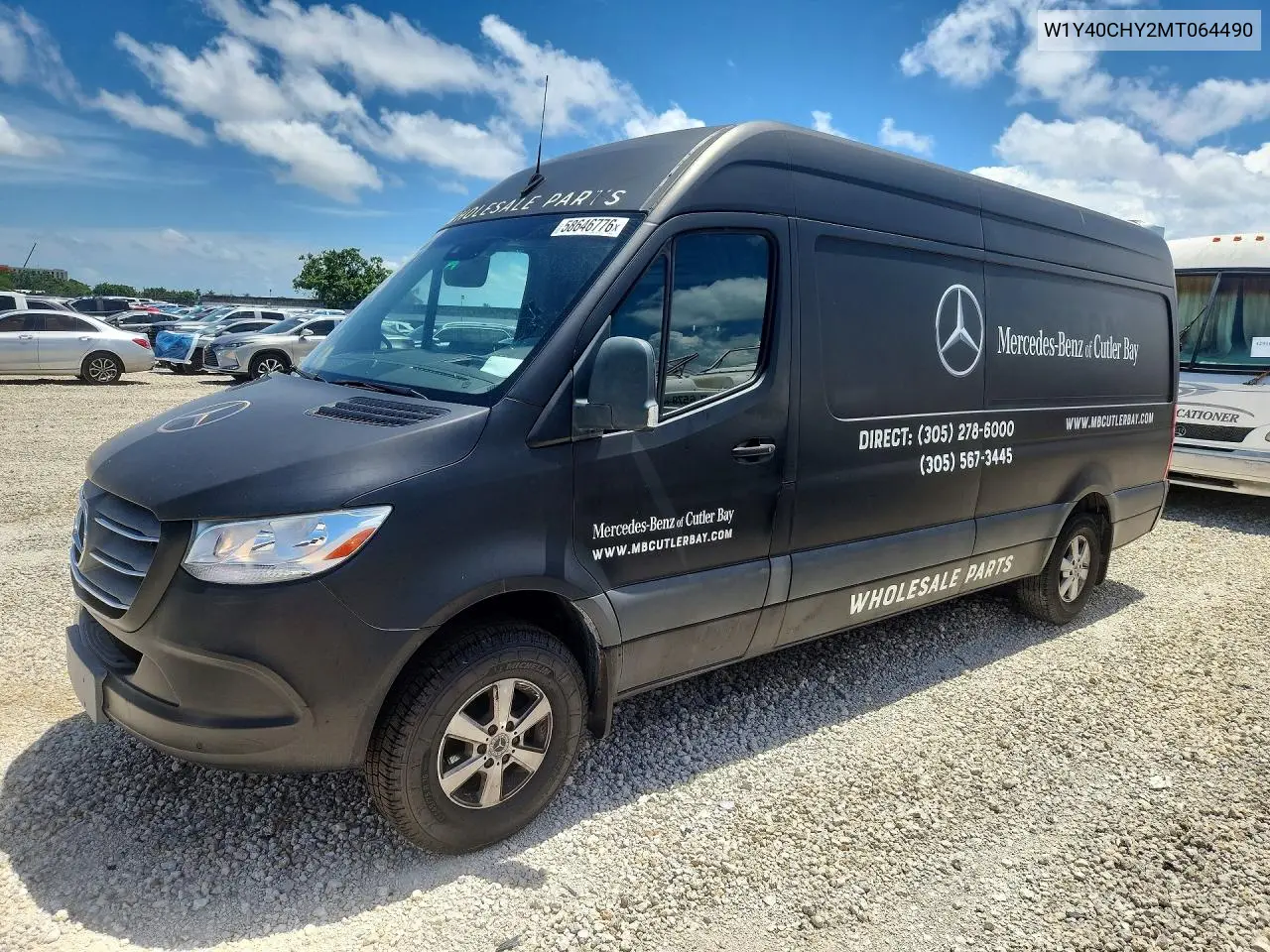 2021 Mercedes-Benz Sprinter 2500 Delivery Van VIN: W1Y40CHY2MT064490 Lot: 58646776