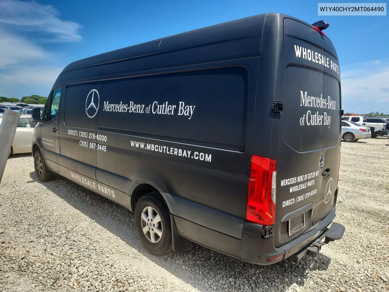 2021 Mercedes-Benz Sprinter 2500 Delivery Van VIN: W1Y40CHY2MT064490 Lot: 58646776