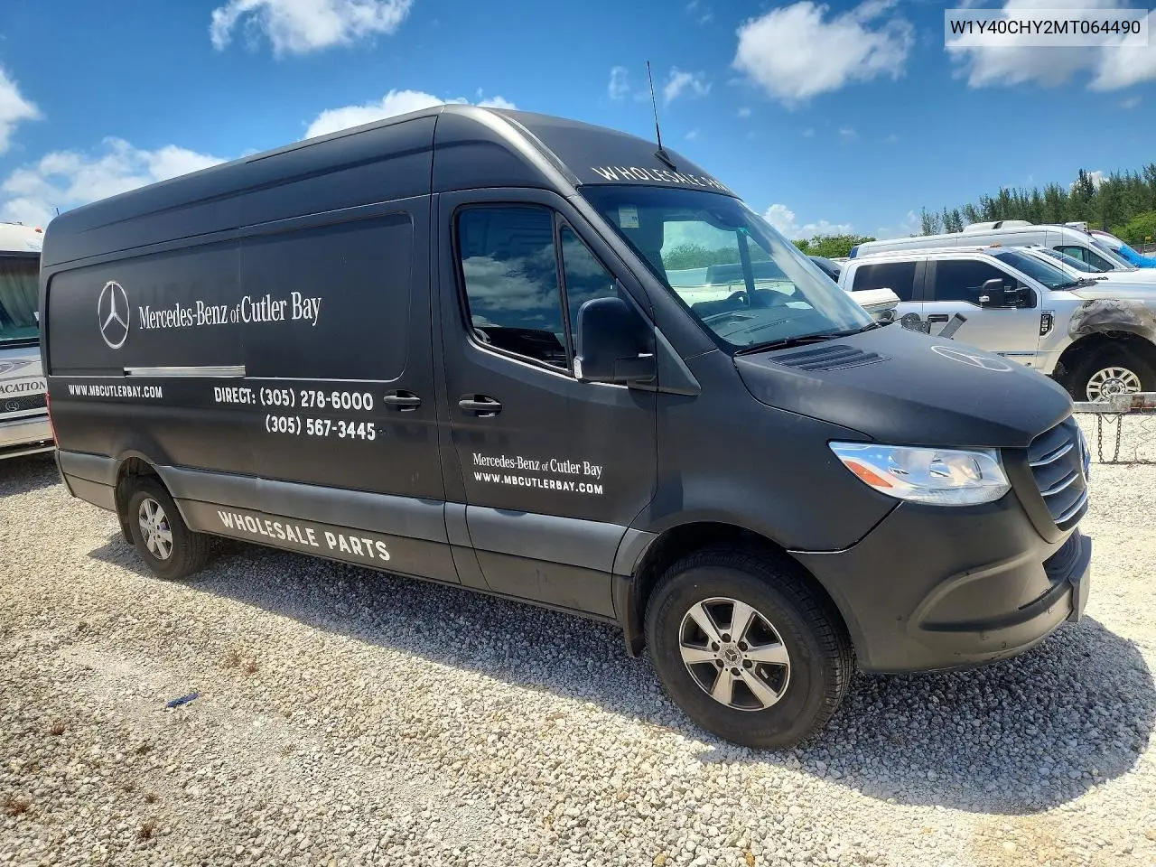 2021 Mercedes-Benz Sprinter 2500 Delivery Van VIN: W1Y40CHY2MT064490 Lot: 58646776
