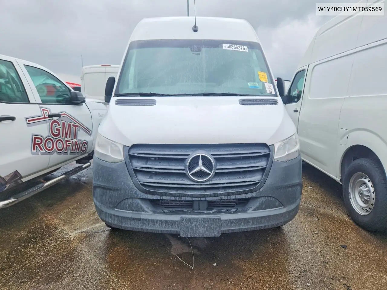 2021 Mercedes-Benz Sprinter 2500 Delivery Van VIN: W1Y40CHY1MT059569 Lot: 58866376