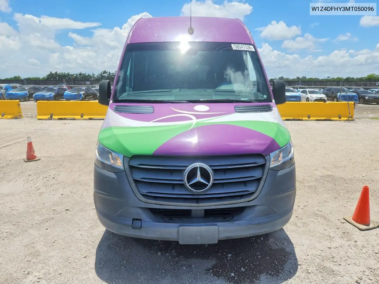 2021 Mercedes-Benz Sprinter VIN: W1Z4DFHY3MT050096 Lot: 58947336
