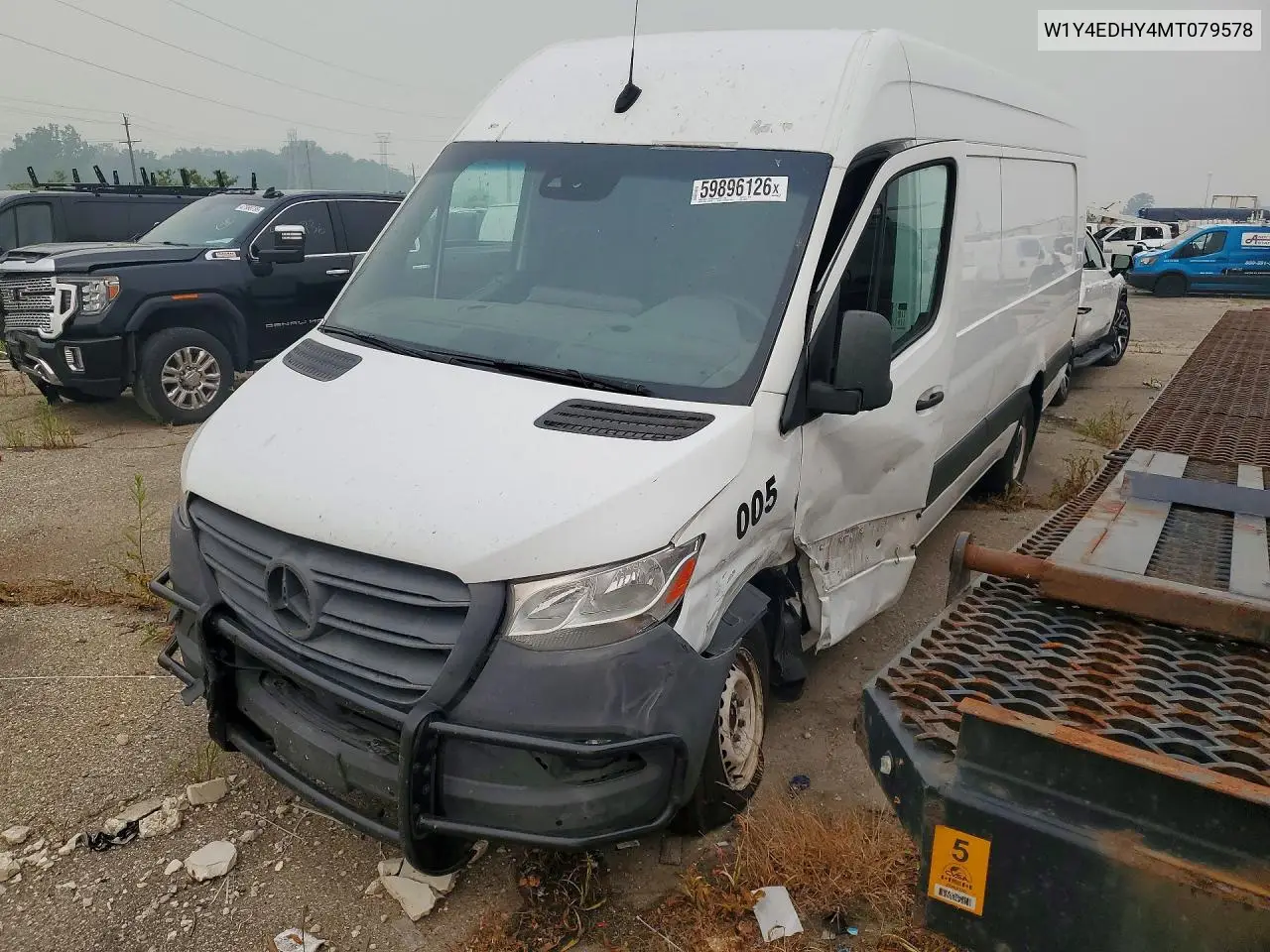 2021 Mercedes-Benz Sprinter 2500 VIN: W1Y4EDHY4MT079578 Lot: 59896126