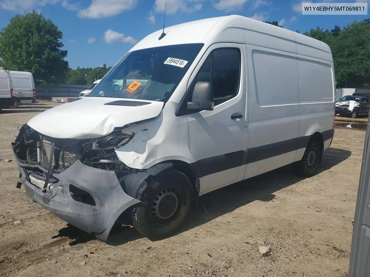 2021 Mercedes-Benz Sprinter 2500 VIN: W1Y4EBHY5MT069811 Lot: 59944516