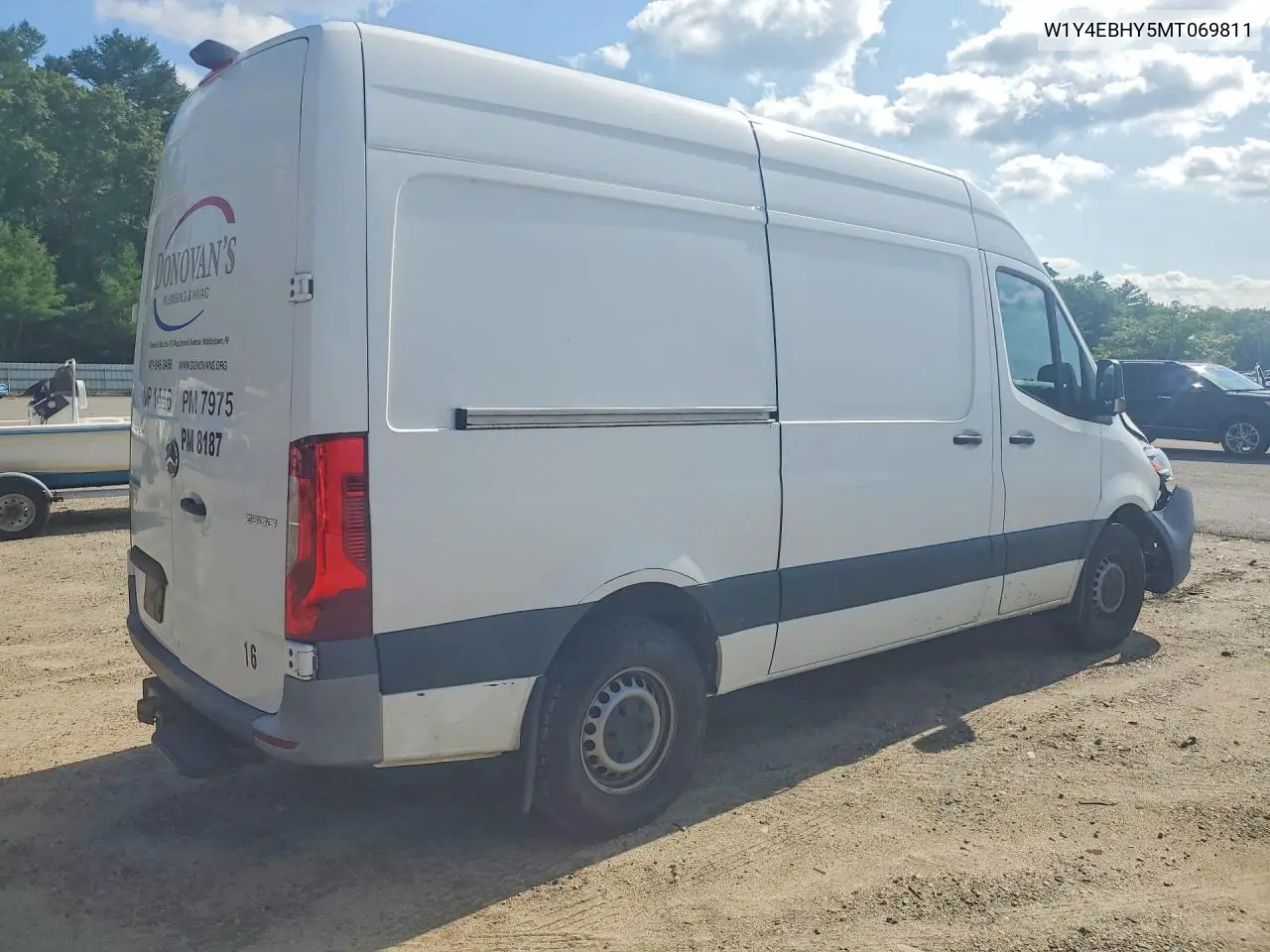 2021 Mercedes-Benz Sprinter 2500 VIN: W1Y4EBHY5MT069811 Lot: 59944516