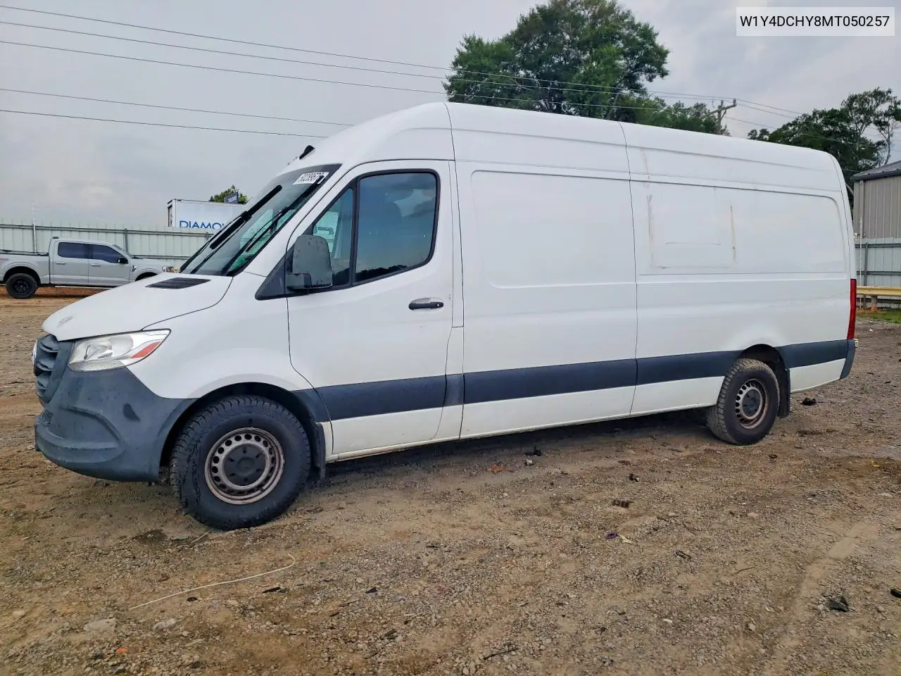 2021 Mercedes-Benz Sprinter 2500 Delivery Van VIN: W1Y4DCHY8MT050257 Lot: 60289676