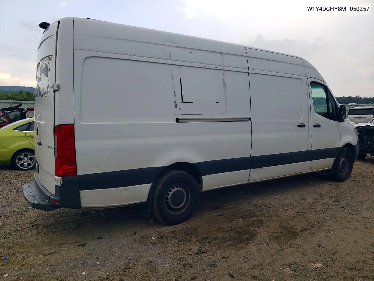 2021 Mercedes-Benz Sprinter 2500 Delivery Van VIN: W1Y4DCHY8MT050257 Lot: 60289676