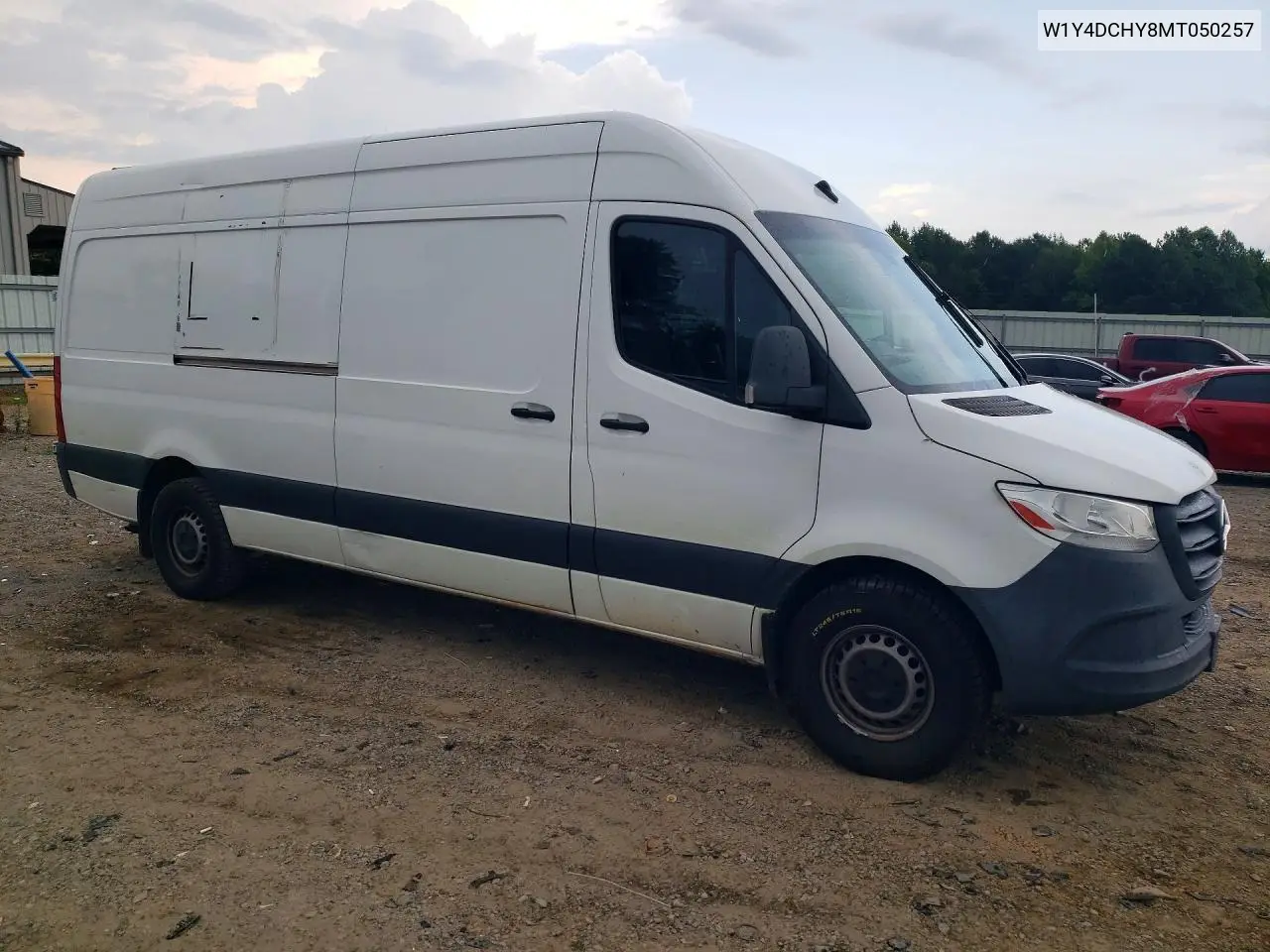 2021 Mercedes-Benz Sprinter 2500 Delivery Van VIN: W1Y4DCHY8MT050257 Lot: 60289676