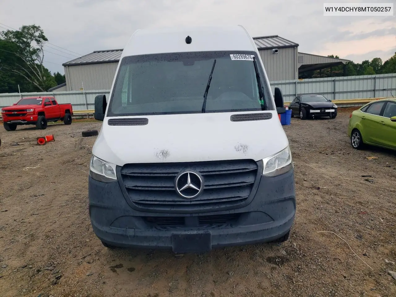 2021 Mercedes-Benz Sprinter 2500 Delivery Van VIN: W1Y4DCHY8MT050257 Lot: 60289676