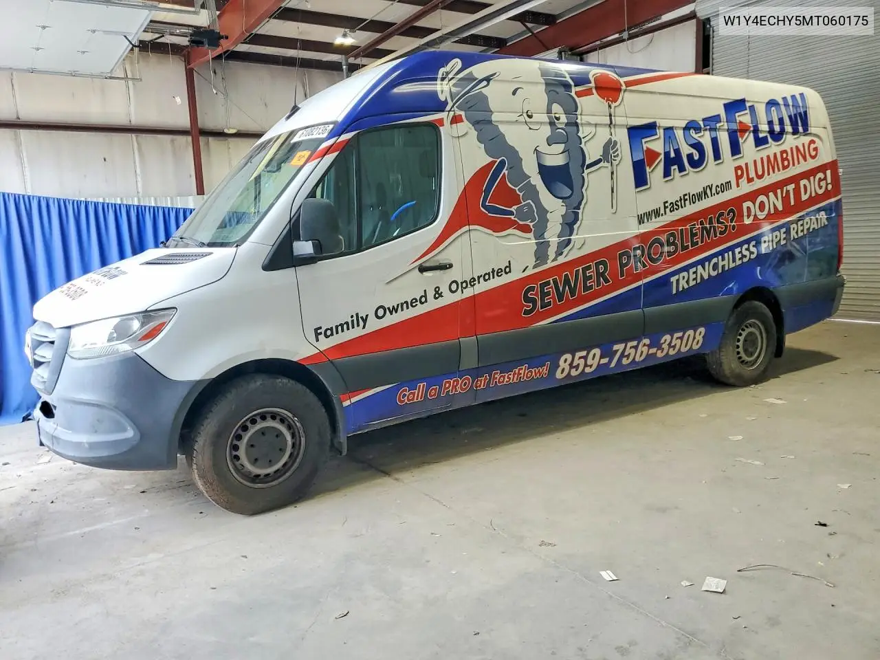 2021 Mercedes-Benz Sprinter 2500 VIN: W1Y4ECHY5MT060175 Lot: 61082136