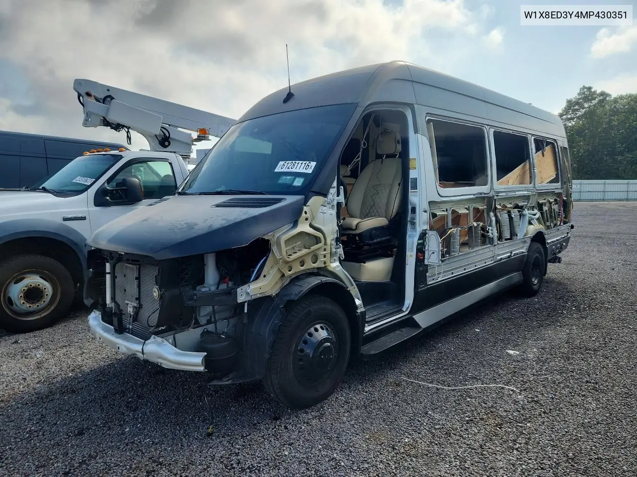 2021 Mercedes-Benz Sprinter 3500 VIN: W1X8ED3Y4MP430351 Lot: 61281116
