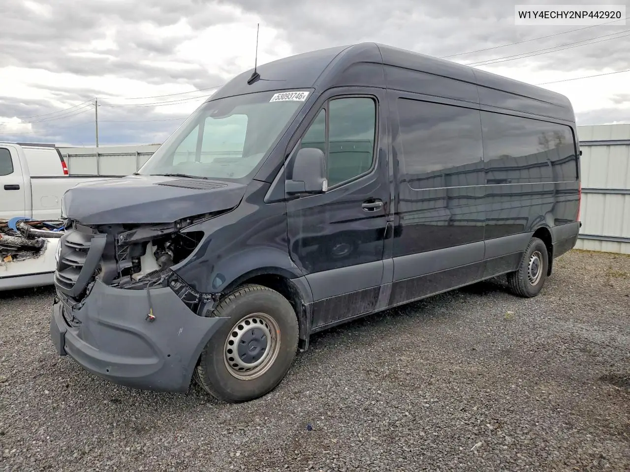 2022 Mercedes Benz Sprinter 2500 VIN: W1Y4ECHY2NP442920 Lot: 53093746