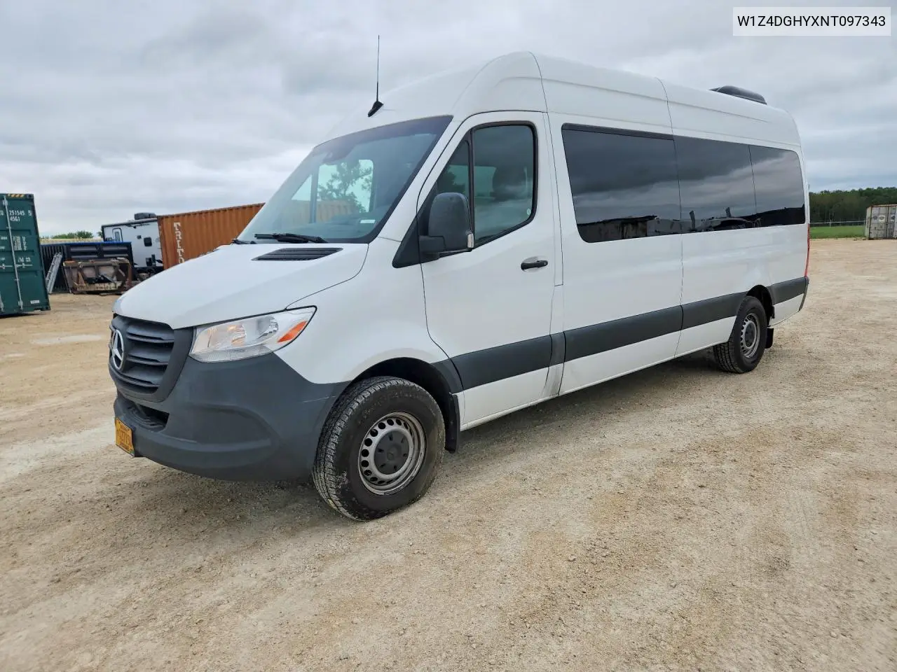 2022 Mercedes-Benz Sprinter 2500 VIN: W1Z4DGHYXNT097343 Lot: 53694006