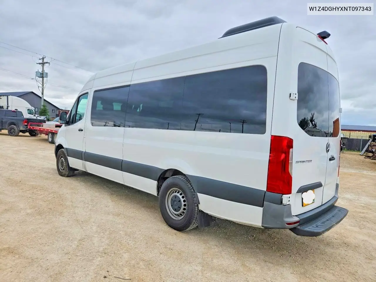 2022 Mercedes-Benz Sprinter 2500 VIN: W1Z4DGHYXNT097343 Lot: 53694006