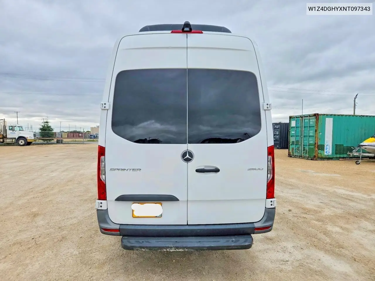 2022 Mercedes-Benz Sprinter 2500 VIN: W1Z4DGHYXNT097343 Lot: 53694006