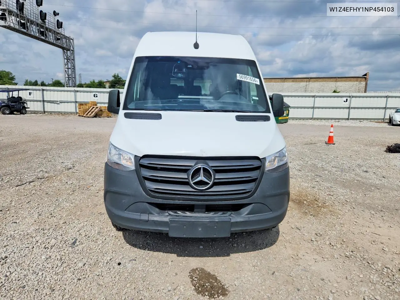 2022 Mercedes-Benz Sprinter 2500 VIN: W1Z4EFHY1NP454103 Lot: 56991656