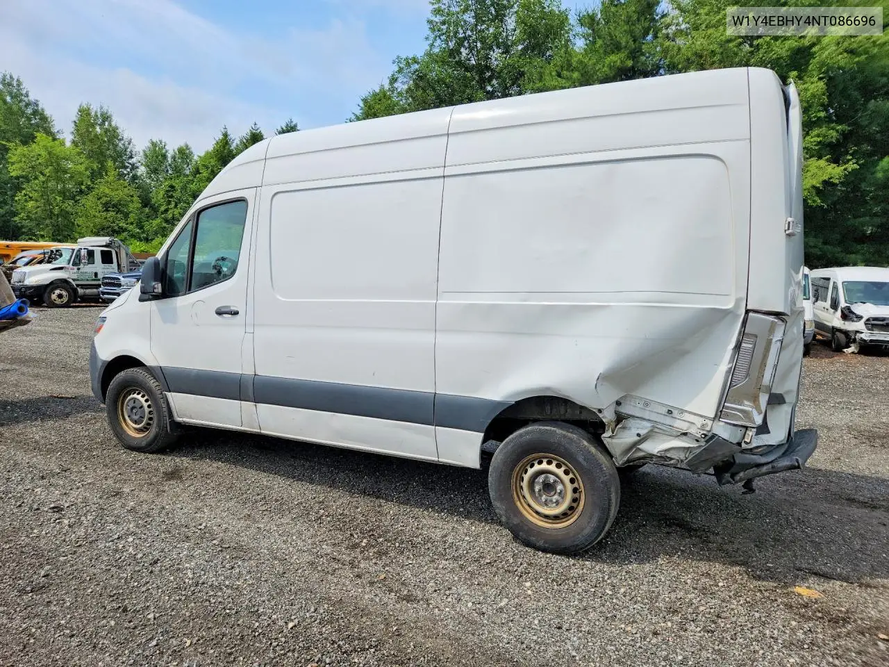 2022 Mercedes-Benz Sprinter 2500 Delivery Van VIN: W1Y4EBHY4NT086696 Lot: 57777986