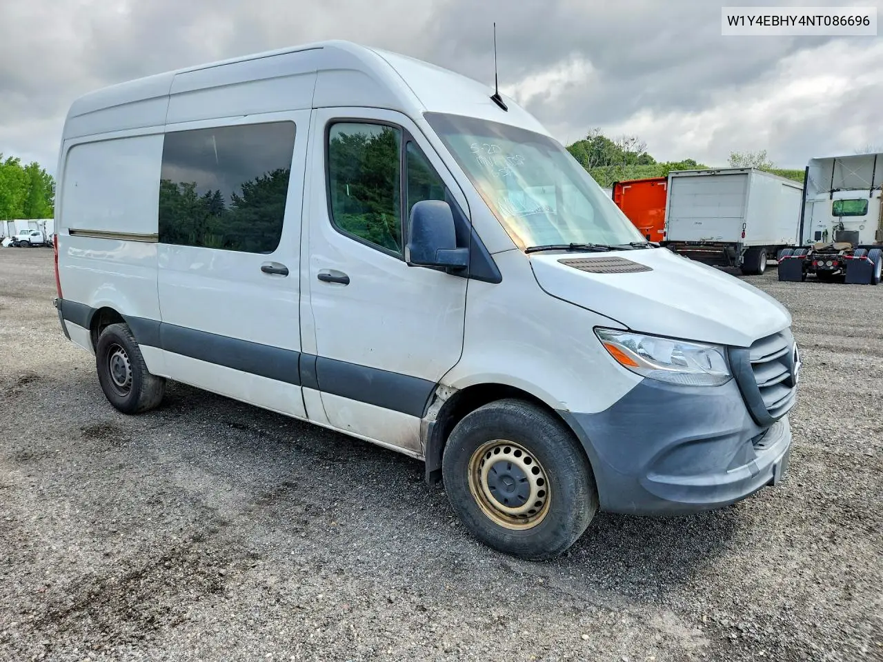 2022 Mercedes-Benz Sprinter 2500 Delivery Van VIN: W1Y4EBHY4NT086696 Lot: 57777986