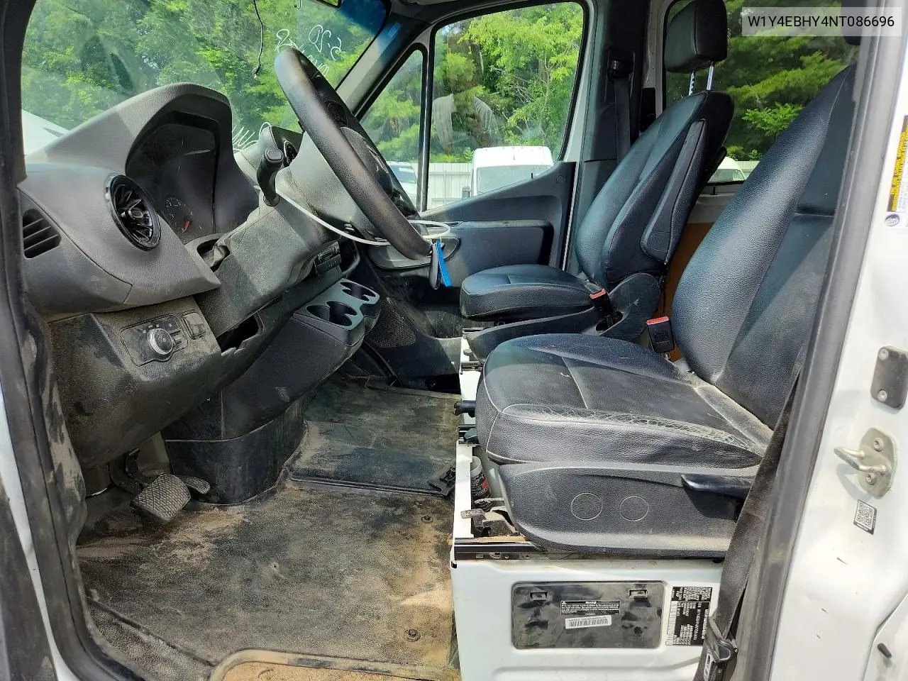 2022 Mercedes-Benz Sprinter 2500 Delivery Van VIN: W1Y4EBHY4NT086696 Lot: 57777986