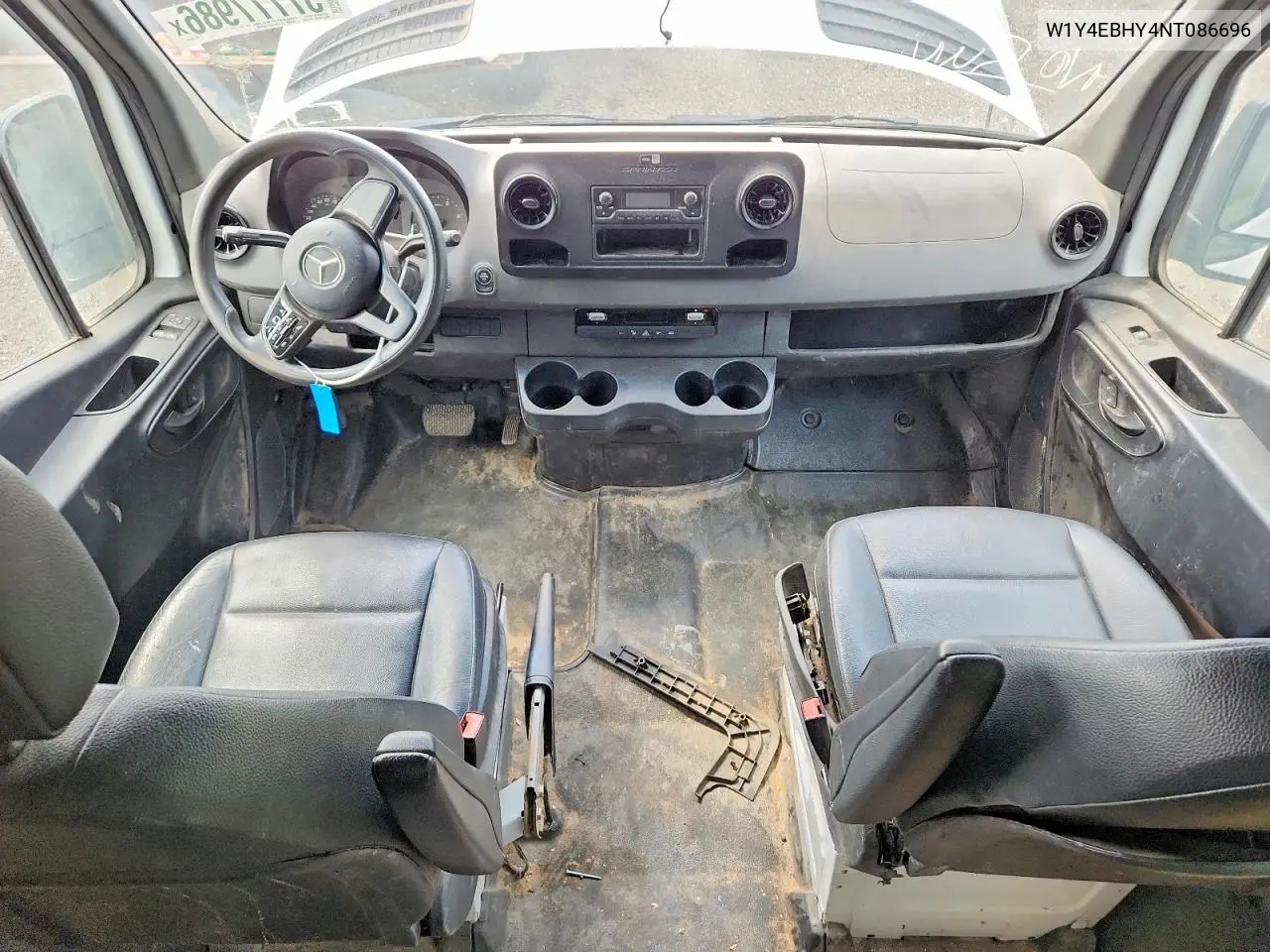 2022 Mercedes-Benz Sprinter 2500 Delivery Van VIN: W1Y4EBHY4NT086696 Lot: 57777986
