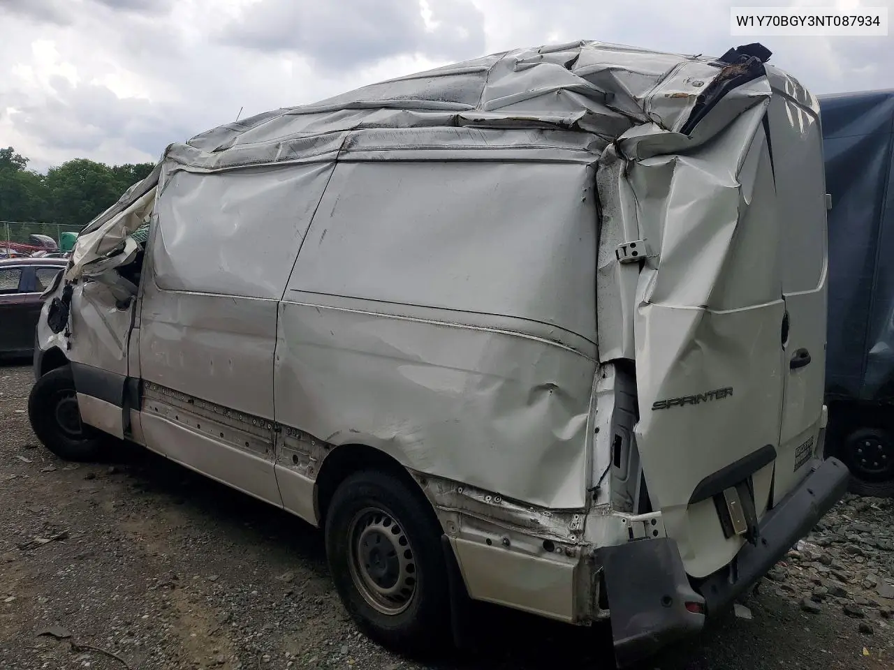 2022 Mercedes-Benz Sprinter 1500 VIN: W1Y70BGY3NT087934 Lot: 58288976