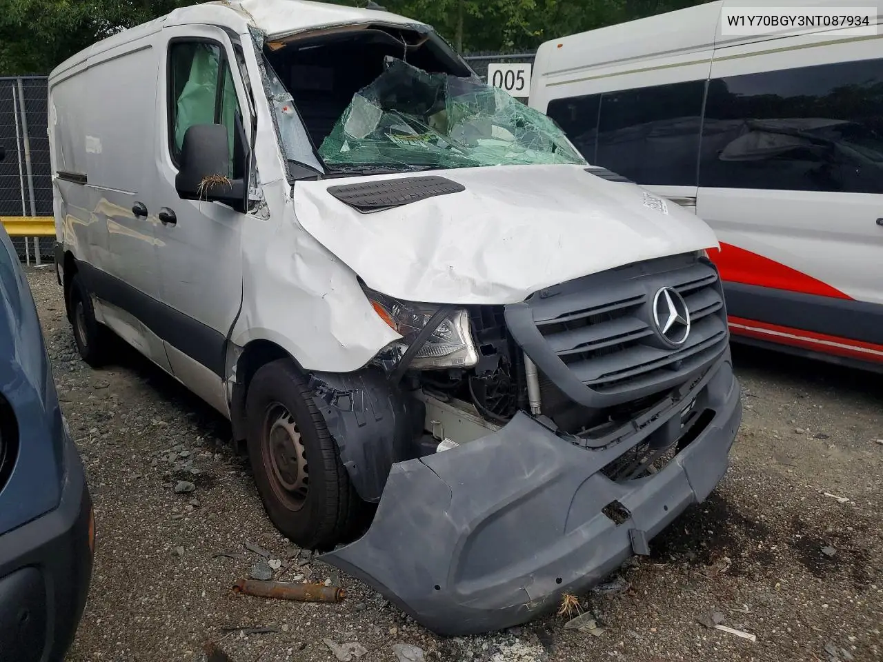 2022 Mercedes-Benz Sprinter 1500 VIN: W1Y70BGY3NT087934 Lot: 58288976