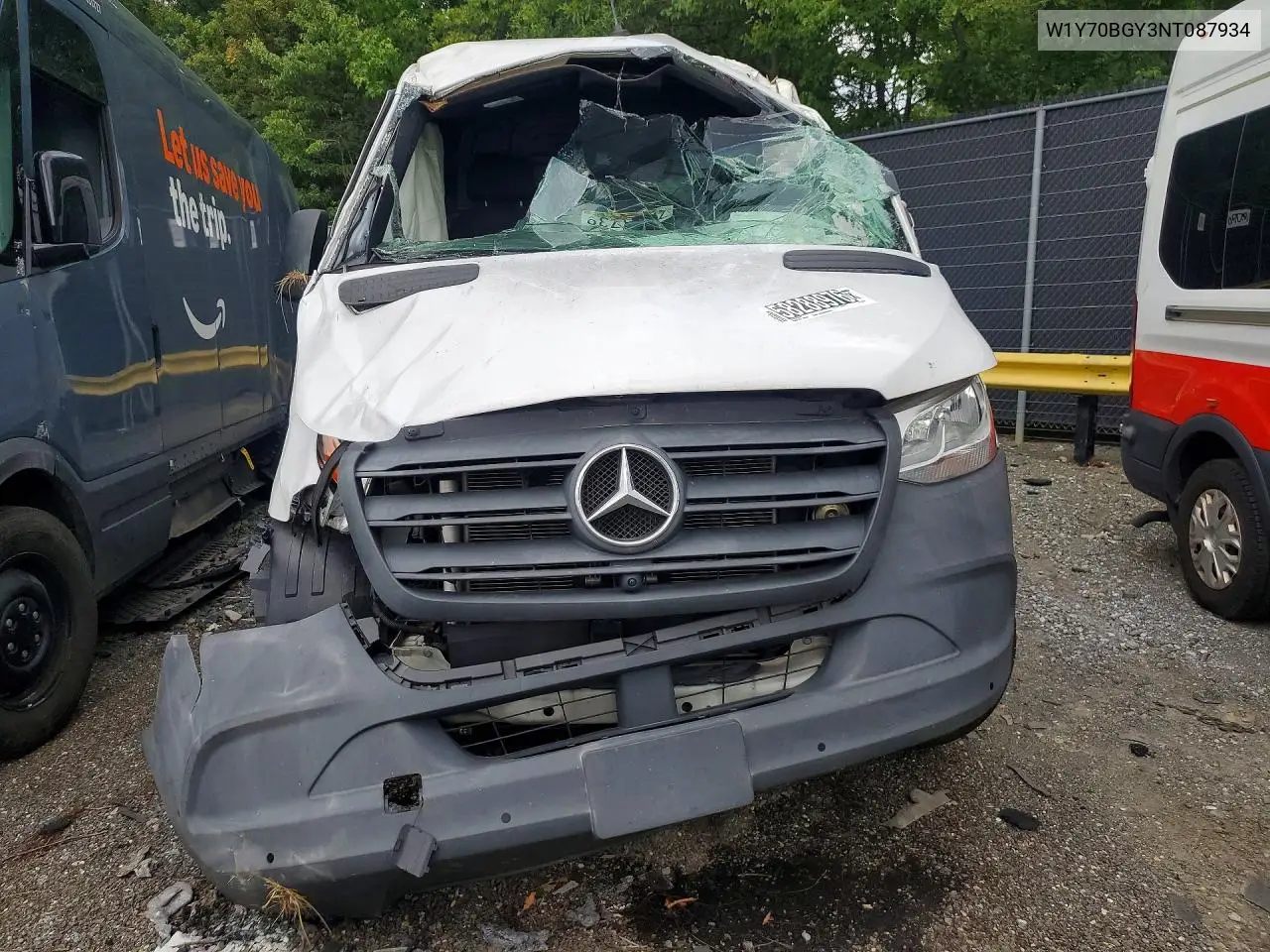2022 Mercedes-Benz Sprinter 1500 VIN: W1Y70BGY3NT087934 Lot: 58288976
