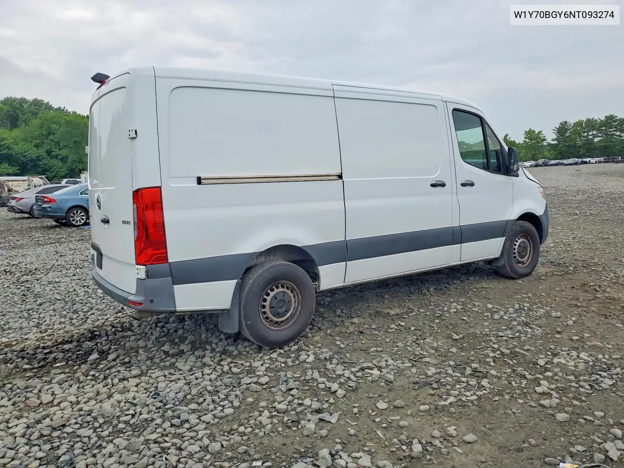 2022 Mercedes-Benz Sprinter 1500 VIN: W1Y70BGY6NT093274 Lot: 59039336