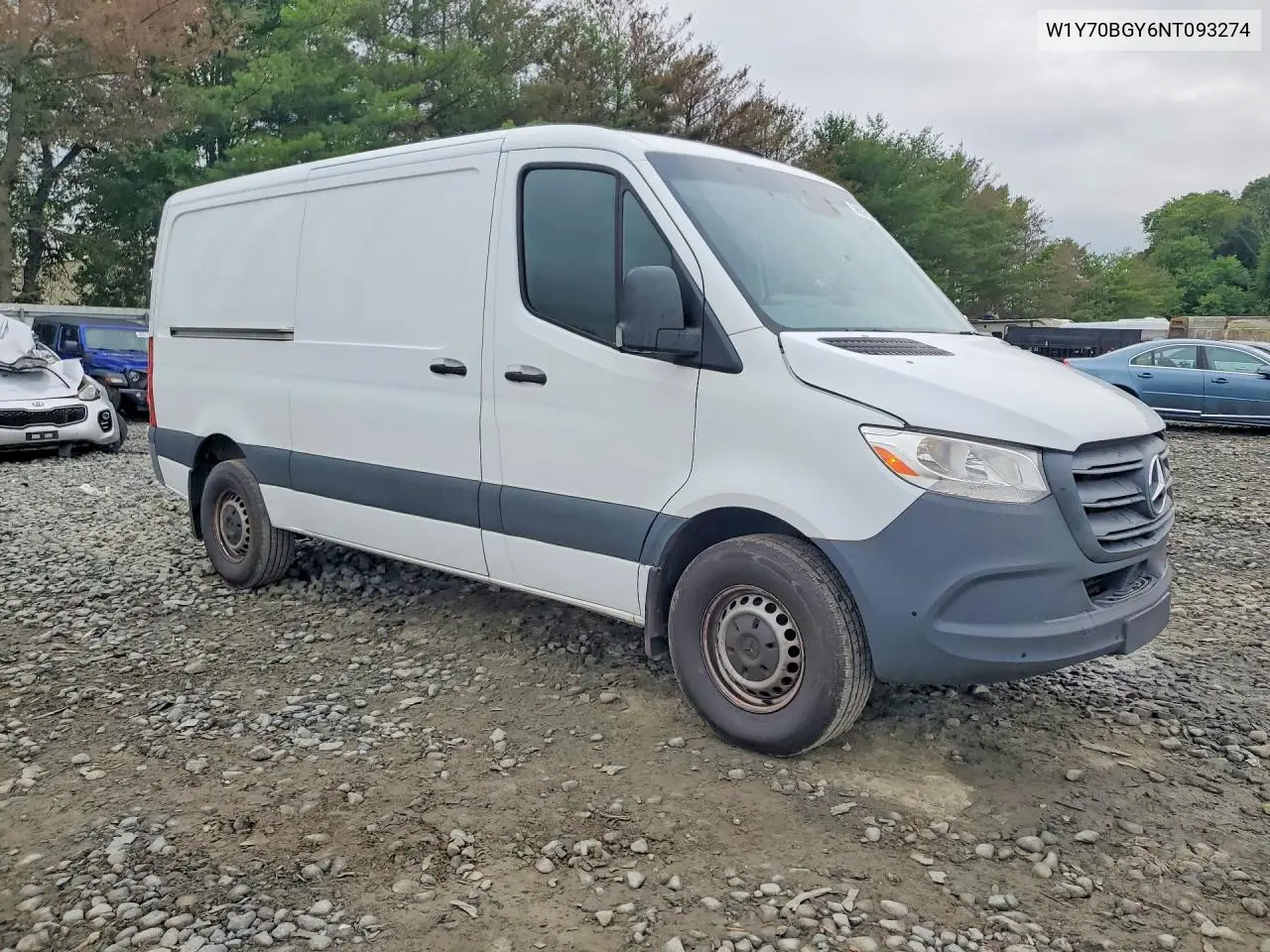 2022 Mercedes-Benz Sprinter 1500 VIN: W1Y70BGY6NT093274 Lot: 59039336