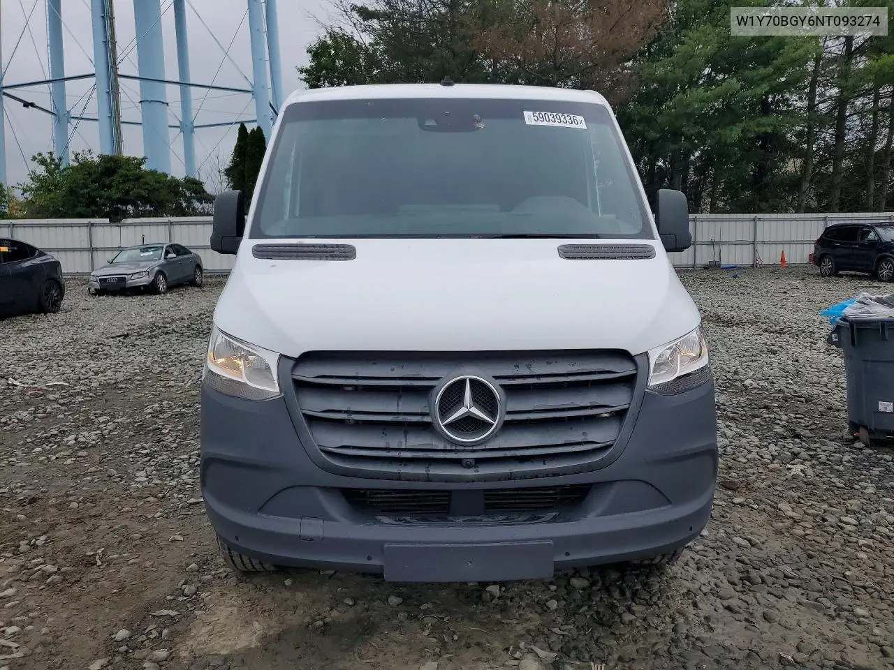 2022 Mercedes-Benz Sprinter 1500 VIN: W1Y70BGY6NT093274 Lot: 59039336