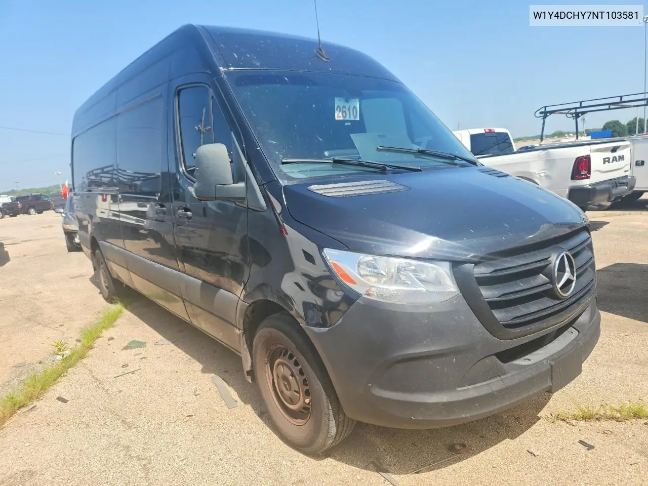 2022 Mercedes-Benz Sprinter 2500 VIN: W1Y4DCHY7NT103581 Lot: 59136256