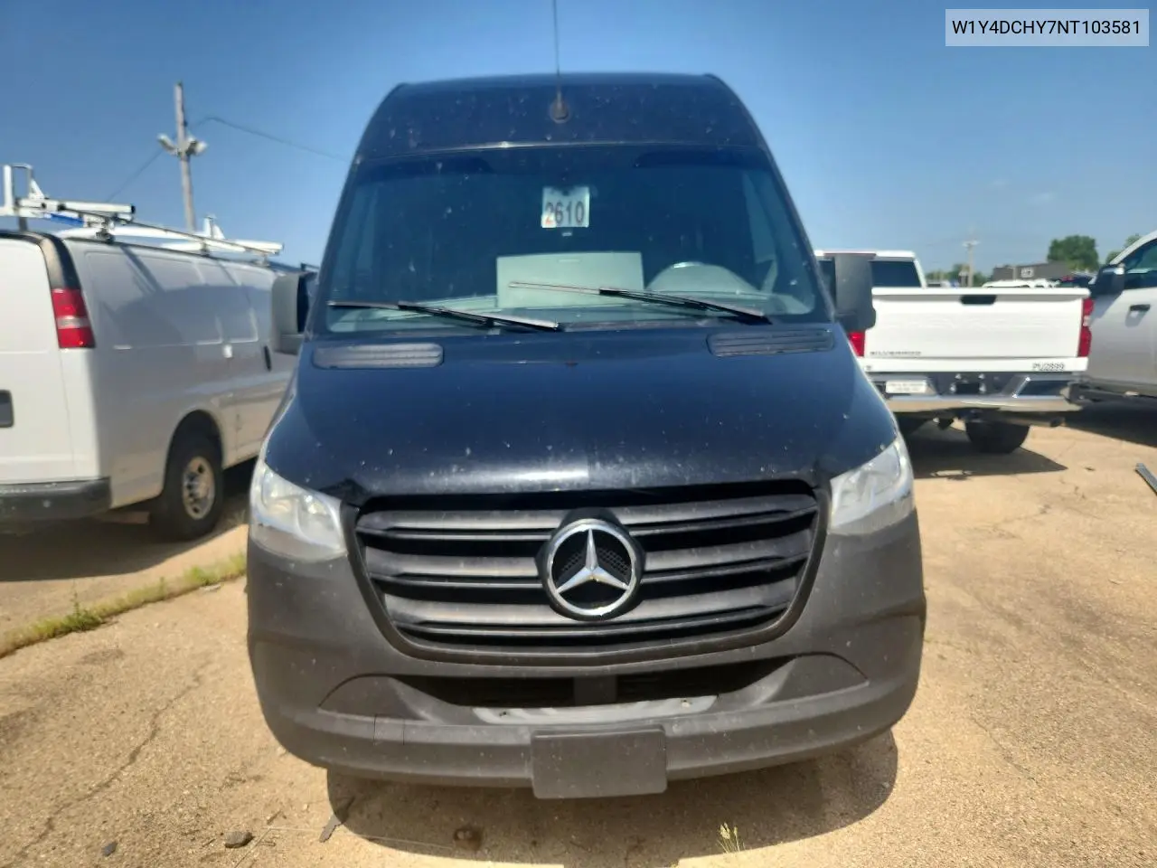 2022 Mercedes-Benz Sprinter 2500 VIN: W1Y4DCHY7NT103581 Lot: 59136256