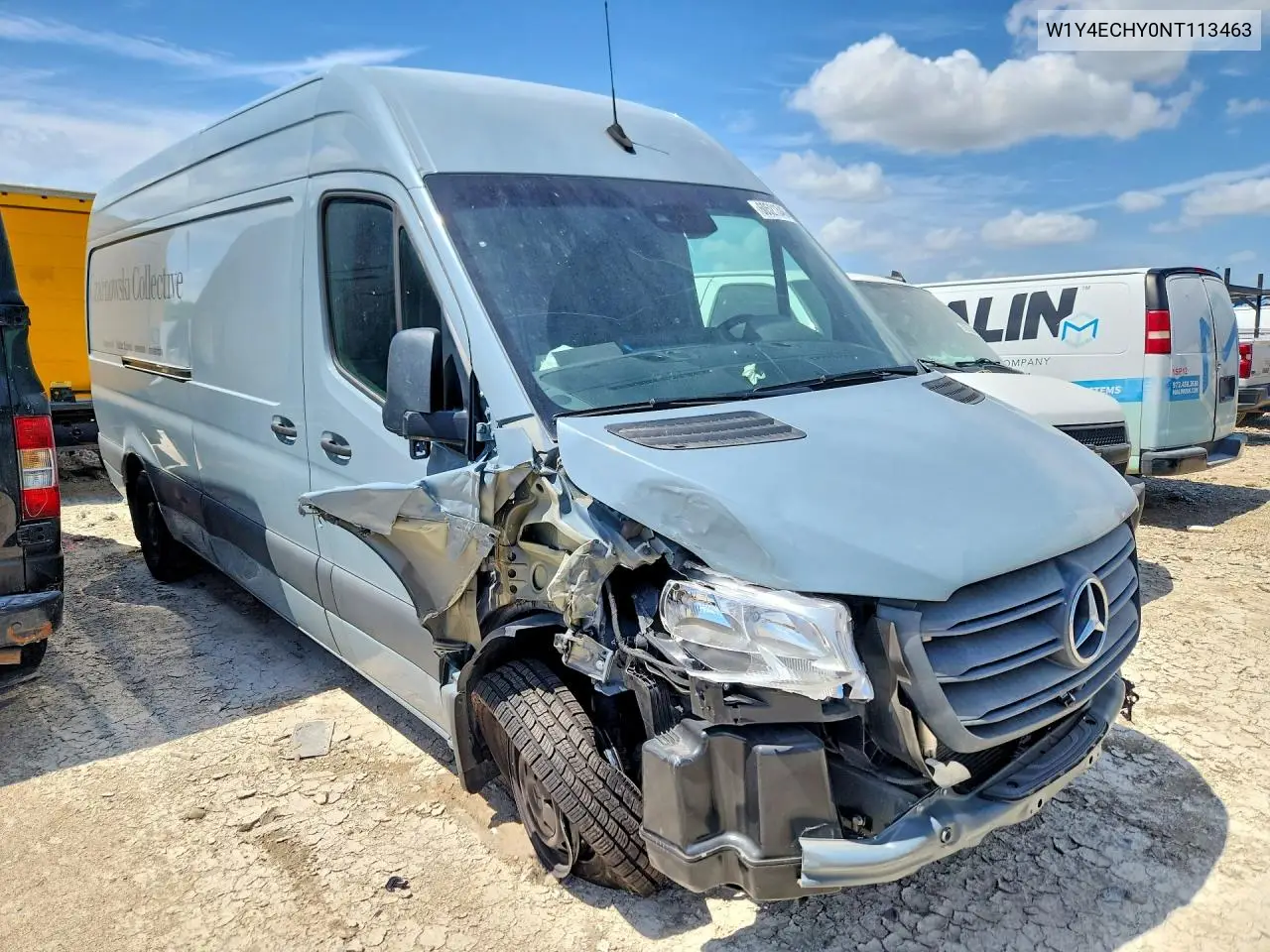 2022 Mercedes-Benz Sprinter 2500 Delivery Van VIN: W1Y4ECHY0NT113463 Lot: 60521346