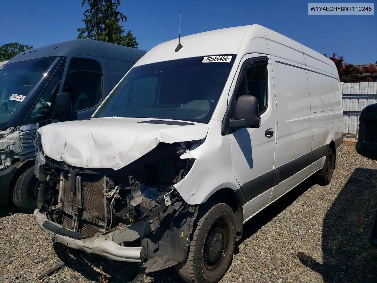 2022 Mercedes-Benz Sprinter 2500 VIN: W1Y4ECHY8NT110245 Lot: 60586466