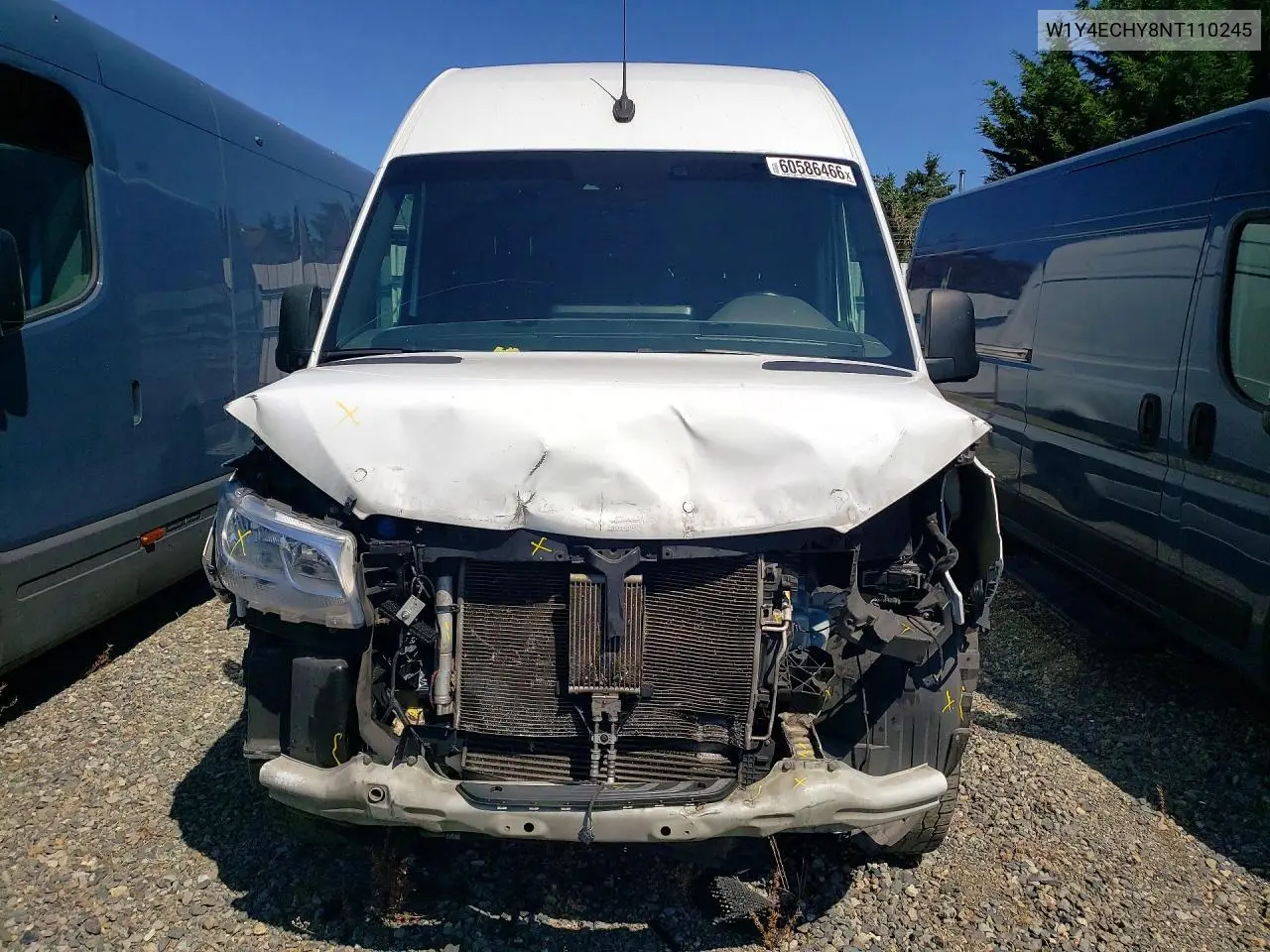 2022 Mercedes-Benz Sprinter 2500 VIN: W1Y4ECHY8NT110245 Lot: 60586466
